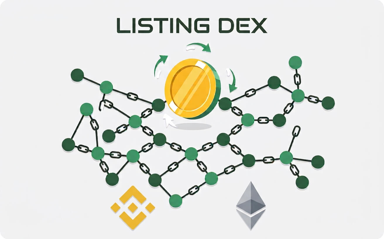 Listing BEP20 ERC20 ke DEX